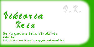 viktoria krix business card